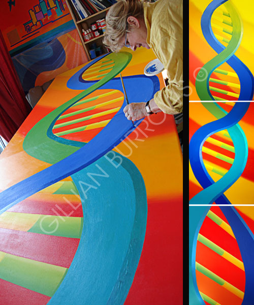 Double Helix Tryptych, Education Unit Mile End Hospital